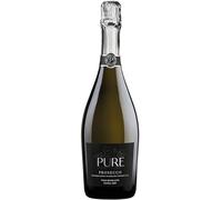 Prosecco D.O.C. “Pure” 75 cl - Fine Italian Sparkling Wine from Veneto - Green Apple, Pear & Lemon Zest - Extra Dry Style - Elegant & Refreshing - 10.5% ABV