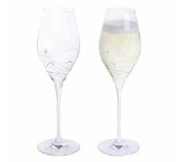 Prosecco Flutes: 2 X 32 artington Crystal Prosecco Flutes, Glitz