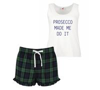 Prosecco Made Me Do It Pyjama Set 60 SECOND MAKEOVER Green XL