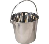 ProSelect Heavy Duty Stainless Steel Pails - Durable Pails for Kennels and Farms - 5", 1-Quart
