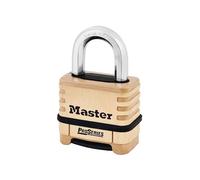 Proseries Brass 4 Digit Padlock 57mm Master Lock Multi One Size