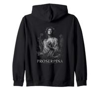 Proserpina Roman Underworld Dark Mythology Zip Hoodie