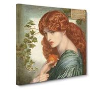 Proserpine by Dante Gabriel Rossetti Canvas Print | Gallery Wrapped 30mm Frame Wall Art | 20x20 inches | Ready to Hang | Modern Picture | Living Room Bedroom Lounge Office