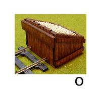 Proses BF-OS-08 O Scale Scale Authentic Wood Buffer Stop Kit (2 in a pack)
