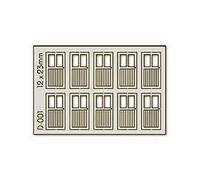 Proses D-001 10 pcs 12X23mm 2 Lite Doors H0/00