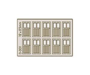 Proses D-001 10 pcs 12X23mm 2 Lite Doors H0/00