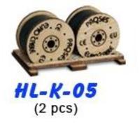 Proses HL-K-05 HO/OO Gauge 4 X Cable Drums (Kit)