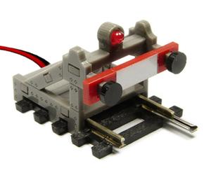 Proses PBF-HO-04 HO/OO Scale Buffer Stop w/Light (DC, DCC, Wired) Color Grey