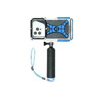 ProShot Dive 2.0 - Underwater housing for iPhone Rated to 130 feet. Underwater Camera housing Compatible with All iPhones. Waterproof case for Diving and Snorkeling. (Black/Blue)