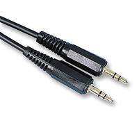 PROSIGNAL 3.5mm Stereo Audio Cable 1m Gold Plated Jack to Jack Lead
