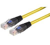 PROSIGNAL Cat5e Crossover Ethernet Cable 5m RJ45 Network Lead Yellow
