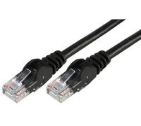 ProSignal Pro Signal - 0.2M Black Cat5E Snagless Utp Ethernet Patch Lead