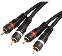 ProSignal Pro Signal - 2X Phono (Rca) Male To 2X Phono Male Lead, 3M Blue