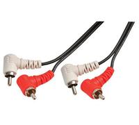 ProSignal Pro Signal 2X Right Angled Phono (Rca) Male To 2X Right Angled Male Lead 1.2M