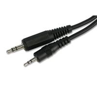 Pro Signal PSG03107 3.5mm to 2.5mm Stereo Jack Plug to Plug Lead, 1m, Black