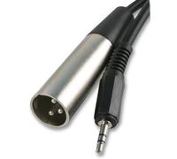 ProSignal Pro Signal - 3 Pin Xlr Plug To 3.5mm Stereo Jack Plug Lead, 6M Black
