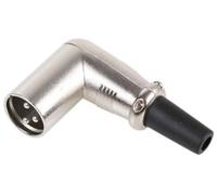 ProSignal Pro Signal - 3 Pole Xlr Plug, Right Angle / 90 Degree