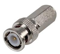 ProSignal Pro Signal - 50 Ohm Bnc Twist On Plug, Zinc - Rg58U Cable