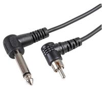 ProSignal Pro Signal - 6.35mm (1/4") Mono Jack Plug To Phono (Rca) Plug Lead, 1M Black