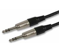 ProSignal Pro Signal - 6.35mm (1/4") Stereo Jack Plug To Plug Lead, 2M Black