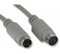 ProSignal Pro Signal - 6 Pin Female To Male Ps/2 Lead, 2M Grey
