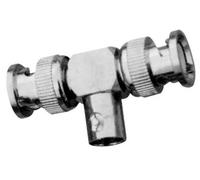 ProSignal Pro Signal - Bnc Socket To 2X Bnc Plugs Tee Adaptor, Nickel Plated Brass Body