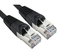 CablesDirect 1m CAT6a, M - M networking cable Black S/FTP [S-STP]