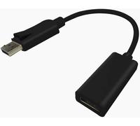 ProSignal Pro Signal - Displayport 1.2 To Hdmi Adaptor 0.2M Black