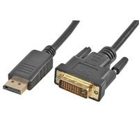 ProSignal Pro Signal - Displayport Male To Dvi-D Male Lead, 3M Black