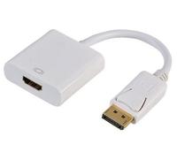 PRO SIGNAL - DisplayPort Male-to-HDMI Female Adaptor, White