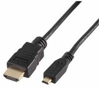 ProSignal Pro Signal Hdmi Lead A Male To Micro D Male, Gold Plated Contacts, 1M Black