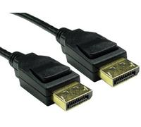 Pro Signal PSG91720 Locking 8K DisplayPort 1.4 Male to Male Lead, 2 m, Black