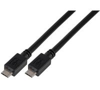 PRO SIGNAL - Micro B Male to Micro B Male USB 2.0 Cable, 2m Black