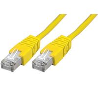 ProSignal Pro Signal - Rj45 To Rj45 Cat5E S/ftp Ethernet Patch Lead 5M Yellow