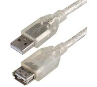 ProSignal Pro Signal - Usb 2.0 A Male To Female Lead, 3M Transparent