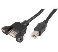 ProSignal Pro Signal - Usb B Plug To Usb A Chassis Mount Socket, 1M