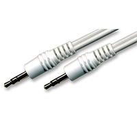PROSIGNAL PSG02883 3.5mm Stereo Jack Plug to Plug Lead, 2m White