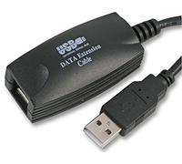 PROSIGNAL USB 2.0 Active Extension Lead A Male to Female 5m | 5m active USB 2.0 extension lead with built-in repeater for reliable long-distance USB device connectivity.
