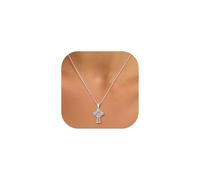 PROSILVER Sterling Silver Necklace for Women - Celtic Cross Knot Pendant with Adjustable Chain - Celtic Infinity Love Jewelry with Gift Box
