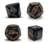 Prosixtoy 4 Sex Dices Game Set for Couples - Sex Toys Games for Adults Sex Party Dices with 24 Sex Positions Romantic Fun Dice Honeymoon Couples Game Valentine Bachelorette Party Gift