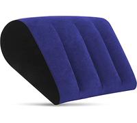 Prosixtoy Portable Wedge Pillow Inflatable Cushion - Body Positioners Lightweight Wedge Pillow for Sleeping, Leg Elevation, Use in Bed, Travel, Camping, Fast Inflating Deflation(Blue)