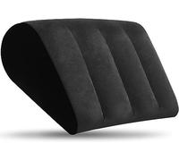 Prosixtoy Portable Wedge Pillow Inflatable Cushion - Body Positioners Lightweight Wedge Pillow for Sleeping, Leg Elevation, Use in Bed, Travel, Camping, Fast Inflating Deflation(Black)