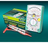 Pro'sKit Tool solutions MT-2017N Protective Function Analog Multimeter dial Robust protective holster alongside, built-in stand and hook-up design(MT-2017N)