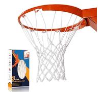 ProSlam Premium Quality Professional Heavy Duty Basketball Net Replacement - All Weather Anti Whip, Fits Standard Indoor or Outdoor Rims(Professional Standard Size, White，4pcs)