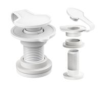 PROSOCOOL Cooler Drain Plug Kit Replacement for Coleman Xtreme Coolers 50qt 58qt 82qt Ice Box Drain Plug, Rubbermaid Drain Plug Assembly with 1.5" Shaft Length - 2 Pack