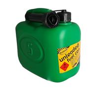 Silverline Tools Plastic Fuel Can 847074 – 5 L – Green