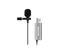 ProSound Lavalier USB-A Microphone Omnidirectional Electret Condenser with 3.5mm Audio Socket