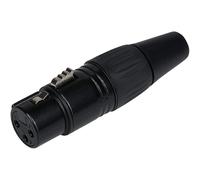 ProSound XLR Female Connector Gold Plated Copper Contacts Zinc Shell