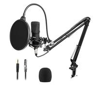 ProSound Condenser Microphone Kit XLR to 3.5mm Cardioid with Boom Arm