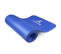 ProSource Premium 15mm Extra Thick 180cm Long High Density Exercise Yoga Mat with Comfort Foam and Carrying Straps